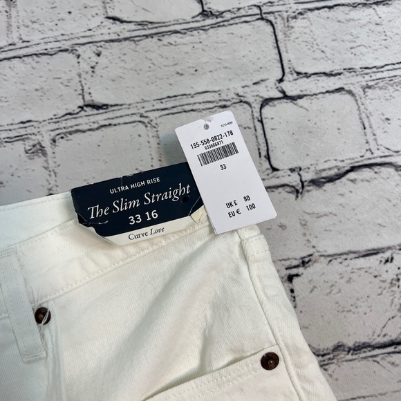 NWT Abercrombie and Fitch Ultra High Rise Slim Strength Jean‎ Size 33/16 "READ" - Picture 6 of 12